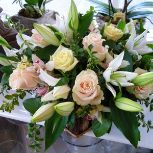 Florists Choice Oasis Arrangement in Container